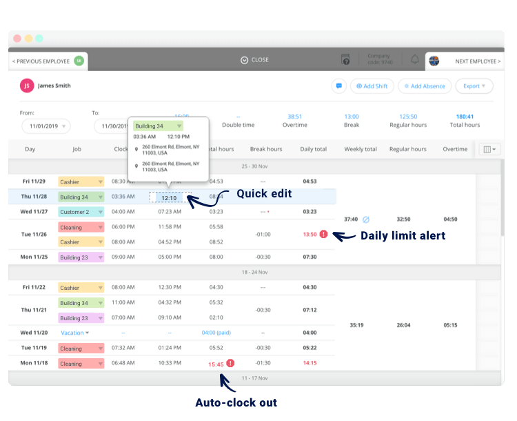 Timesheets and payroll  made simple